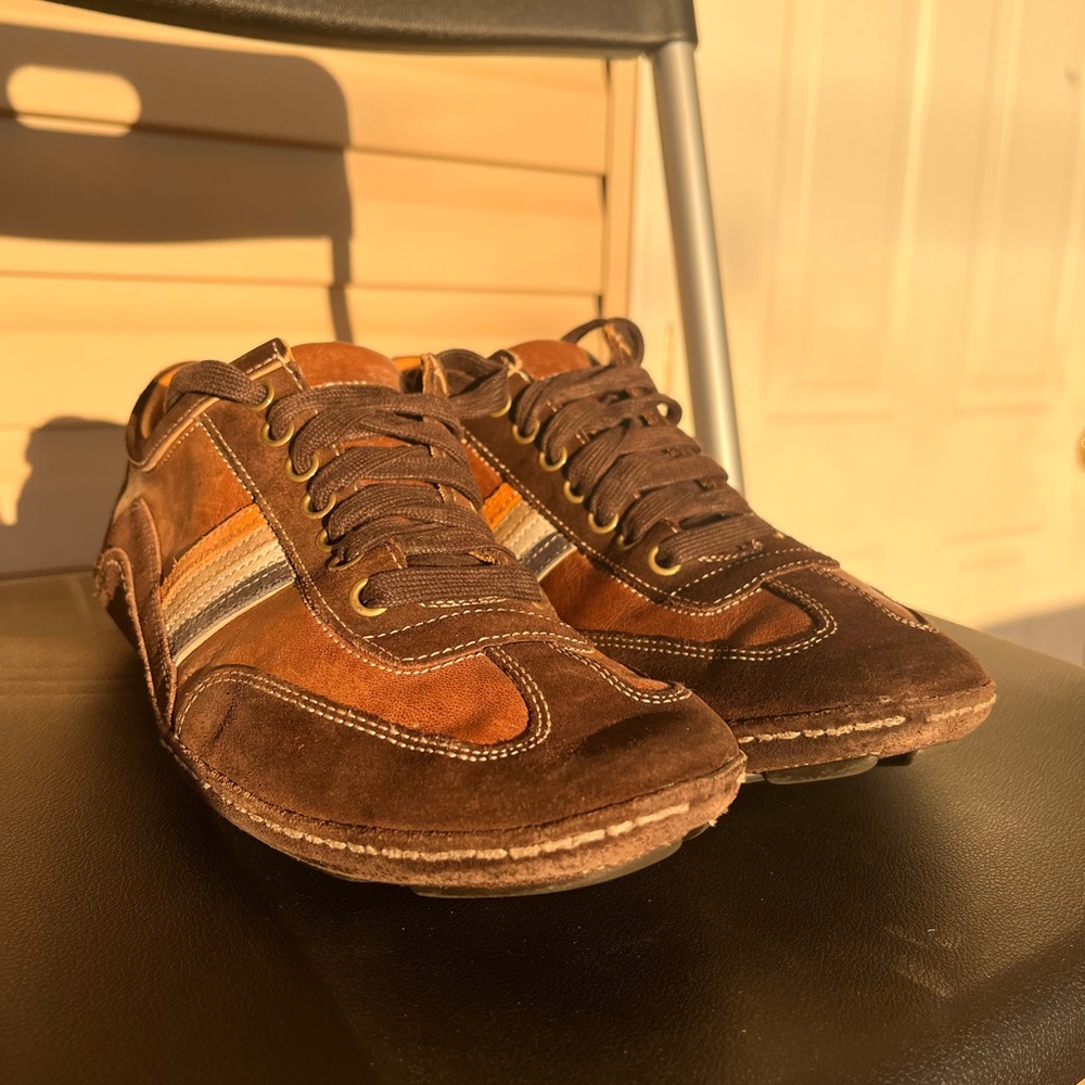 Brown and Tan Men's Casual Shoes
